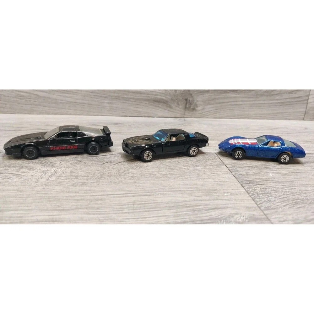 Vintage Diecast Car Lot Universal Knight 2000 KITT Macao Yatming Trans-Am Corvet